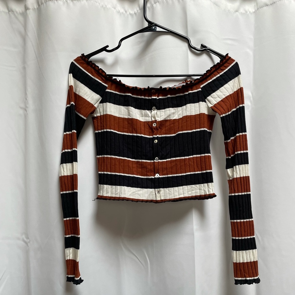Pacsun Off the Shoulder Crop Top